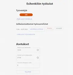 Rajaton määrä tiimejä