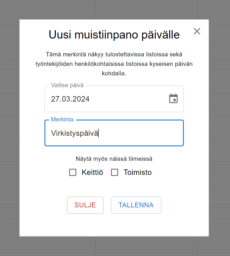 tyovuorolista.fi:n kalenterinäkymä.