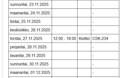 Resurssi sähköpostissa