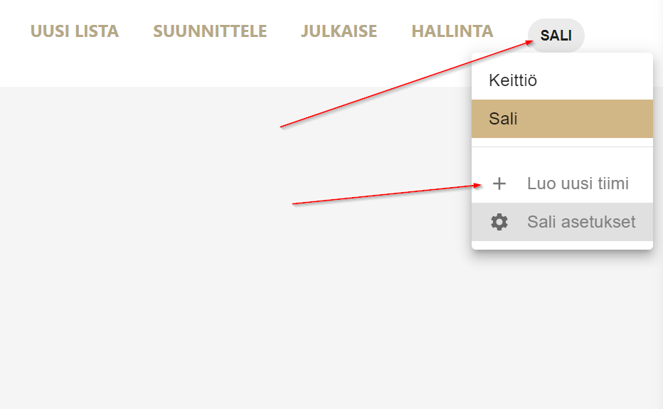 tyovuorolista.fi:n navigaatio